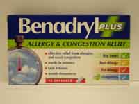 Benadryl Plus Capsules 12's